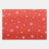 Sneeuwvlok cadeaupapier geschenkpapier set (Vorderseite 2)