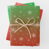 Sneeuwvlok cadeaupapier geschenkpapier set (Beispiel)