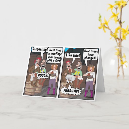 SNEEZE gegen FURZ Karte (Gelbe Blume)