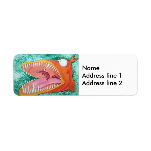 "Sneezer" Fisch mit Haltung (Vorne)
