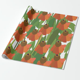 Sneezeweed-Wildblume Floral Geschenkpapier