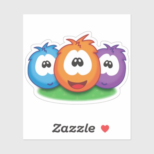Sneezies! Icon Style Trio Anordnung Aufkleber (Blatt)