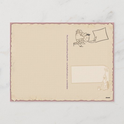 Sneezins Grüße - Weihnachtspostkarte Feiertagspostkarte (Rückseite)