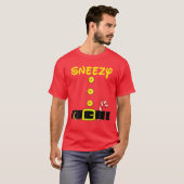 Sneezy Dwarf Halloween Anzug Matching Sneezy Dwa T-Shirt (Vorne ganz)