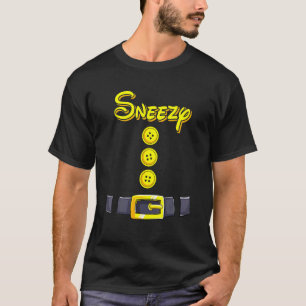 Sneezy Halloween Zwerg Kostümfarbe Farbe Matching  T-Shirt