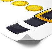 Sneezy Halloween ZwergKostümfarbenanpassung Poster (Ecke)