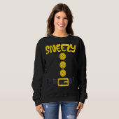 Sneezy Halloween ZwergKostümfarbenanpassung Sweatshirt (Vorne ganz)
