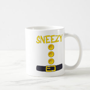 Sneezy Zwerg Halloween Kostümfarbenspiel Slee Kaffeetasse