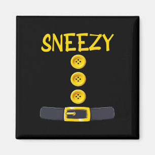 Sneezy Zwerg Halloween Kostümfarbenspiel Slee Magnet