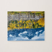 Sneffels Gebirgshürde im Fall - Colorado Puzzle (Horizontal)