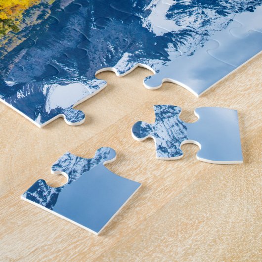 Sneffels Gebirgshürde im Fall - Colorado Puzzle (Seite)