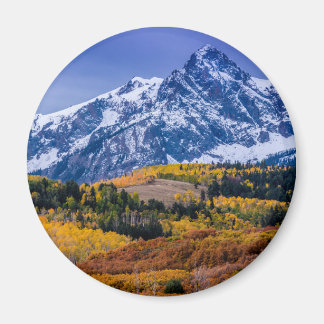 Sneffels Range Fall Sunrise - Colorado Magnet