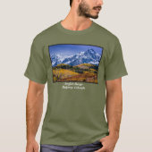 Sneffels Strecken-Fall-Sonnenaufgang - Colorado T-Shirt (Vorderseite)