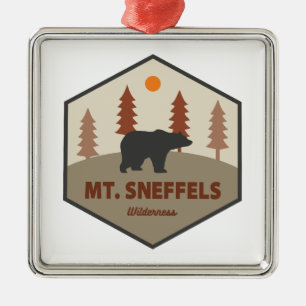 Sneffels Wilderness Colorado Bear Ornament Aus Metall