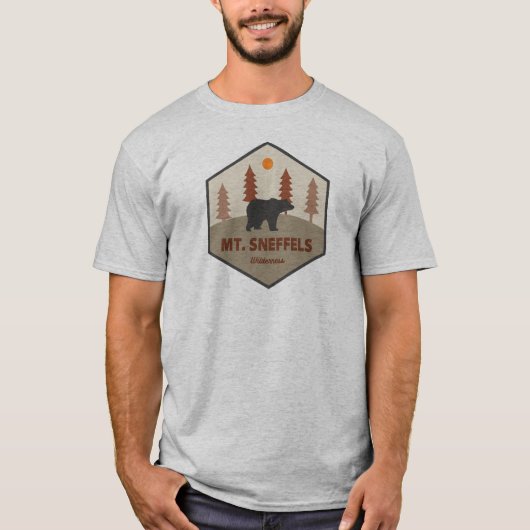Sneffels Wilderness Colorado Bear T-Shirt (Vorderseite)