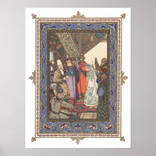 Snegurochka vor Zar Berendei Poster (Vorne)