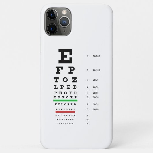 Snellen Augen-Diagramm iPhone 5 Fall Case-Mate iPhone Hülle (Rückseite)