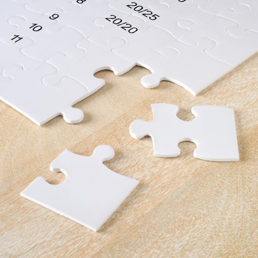 Snellen Augen-Diagramm-Puzzlespiel Puzzle (Seite)