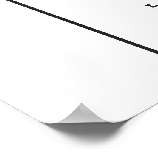 Snellen Chart Poster (Ecke)