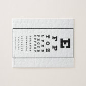 Snellen Chart Puzzle (Horizontal)