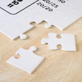 Snellen Diagramm (Augenuntersuchung-Diagramm) Puzzle (Seite)