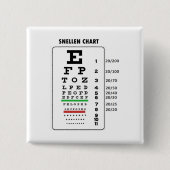 Snellen Diagramm (generisches Visions-Diagramm) Button (Vorderseite)