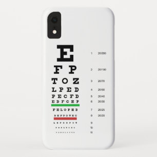 Snellen Eye Chart Case-Mate iPhone Hülle