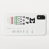 Snellen Eye Chart Case-Mate iPhone Hülle (Rückseite (Horizontal))