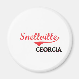 Snellville Georgia Stadt-Klassiker Magnet