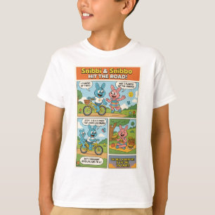 Snibbi & Snibbo Cartoon-Shirt T-Shirt