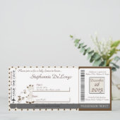 Snicker Doodle Giraffe Kinderdusche Einladung (Stehend Vorderseite)