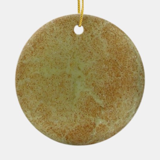 Snickerdoodle Cookie Ornament (Vorne)