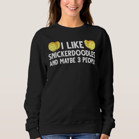 Snickerdoodle Cookie Teig Vegane Bar Sweatshirt (Vorderseite)