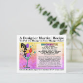 Snickertini Candy Martini Rezept Karte (Stehend Vorderseite)