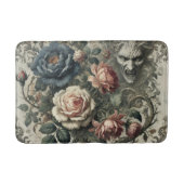 Snide Remarks - gotische Blumengroteske Badematte (Vorderseite)