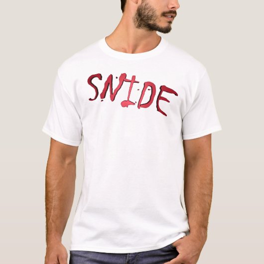Snide roter Logo-T - Shirt (Vorderseite)
