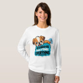Sniff Happens - Funny Dog Cartoon T - Shirt (Vorne ganz)