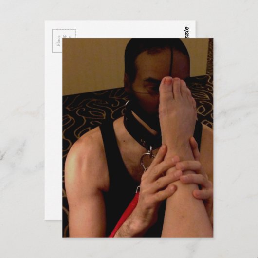 SNIFF MY FOOT POSTKARTE (Vorne/Hinten)