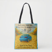 "Sniff N'Pasta Spaghetti Way Mishear Texte Tasche (Vorderseite)