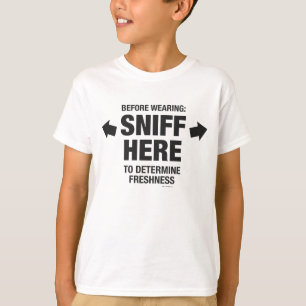 Sniff Test Funny Gag Kids T - Shirt