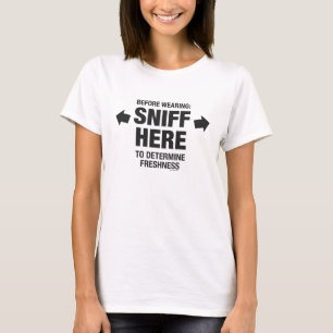 Sniff Test Funny Gag Womens T - Shirt