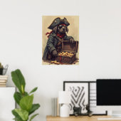 Sniffbeard’s Gold: Bones, Biscuits, Bacon Poster (Heimbüro)