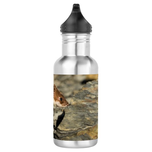 Sniffing Weasel Edelstahlflasche (Rechts)