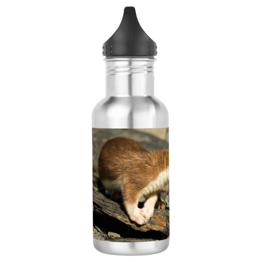 Sniffing Weasel Edelstahlflasche (Links)