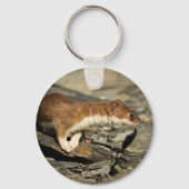 Sniffing Weasel Schlüsselanhänger (Vorderseite)