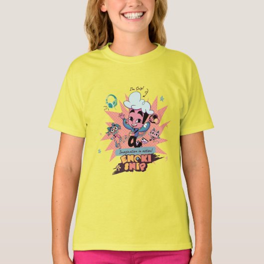 Snip de Enoki&Snip T-Shirt (Vorderseite)