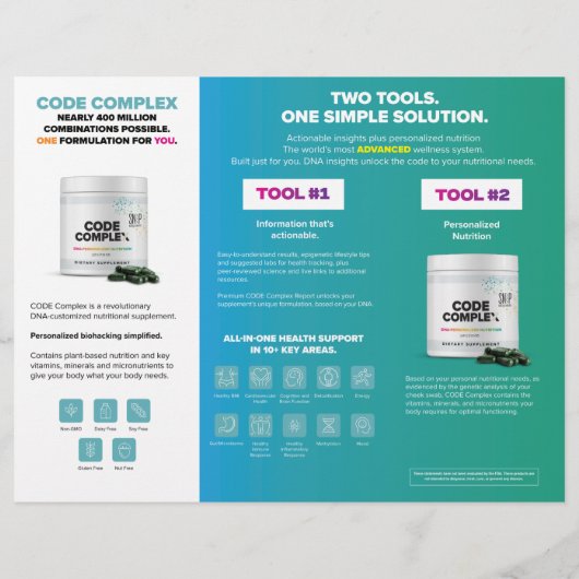 SNiP DIY Dreifacher Flyer (Hinten)