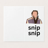 Snip Snip - Glückwünsche auf der Vasektomie / Gut  (Außenseite Aufgefaltet)