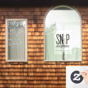 SNiP transparent Fensteraufkleber