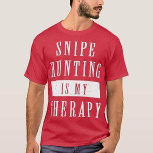 Snipe Jagd ist meine Therapie Funny Snipe Jagd T-Shirt